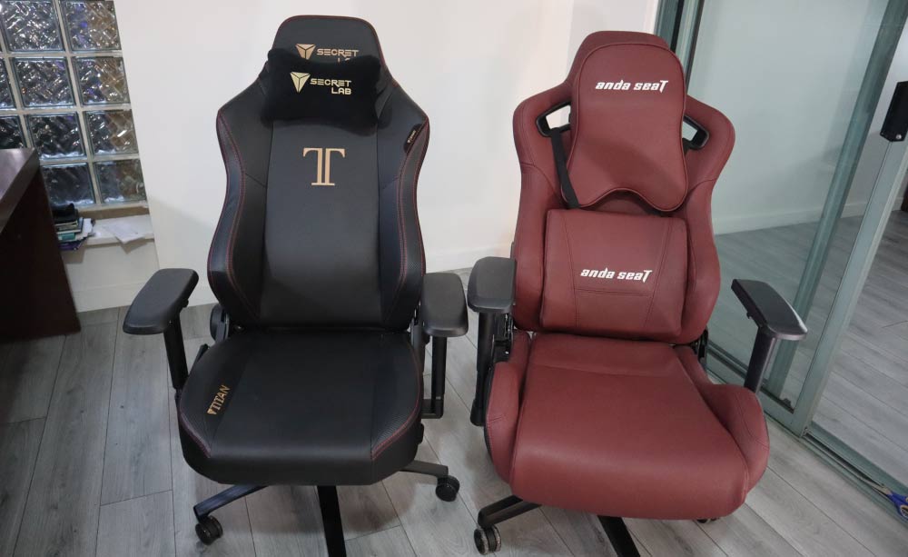 Secretlab leather vs online fabric